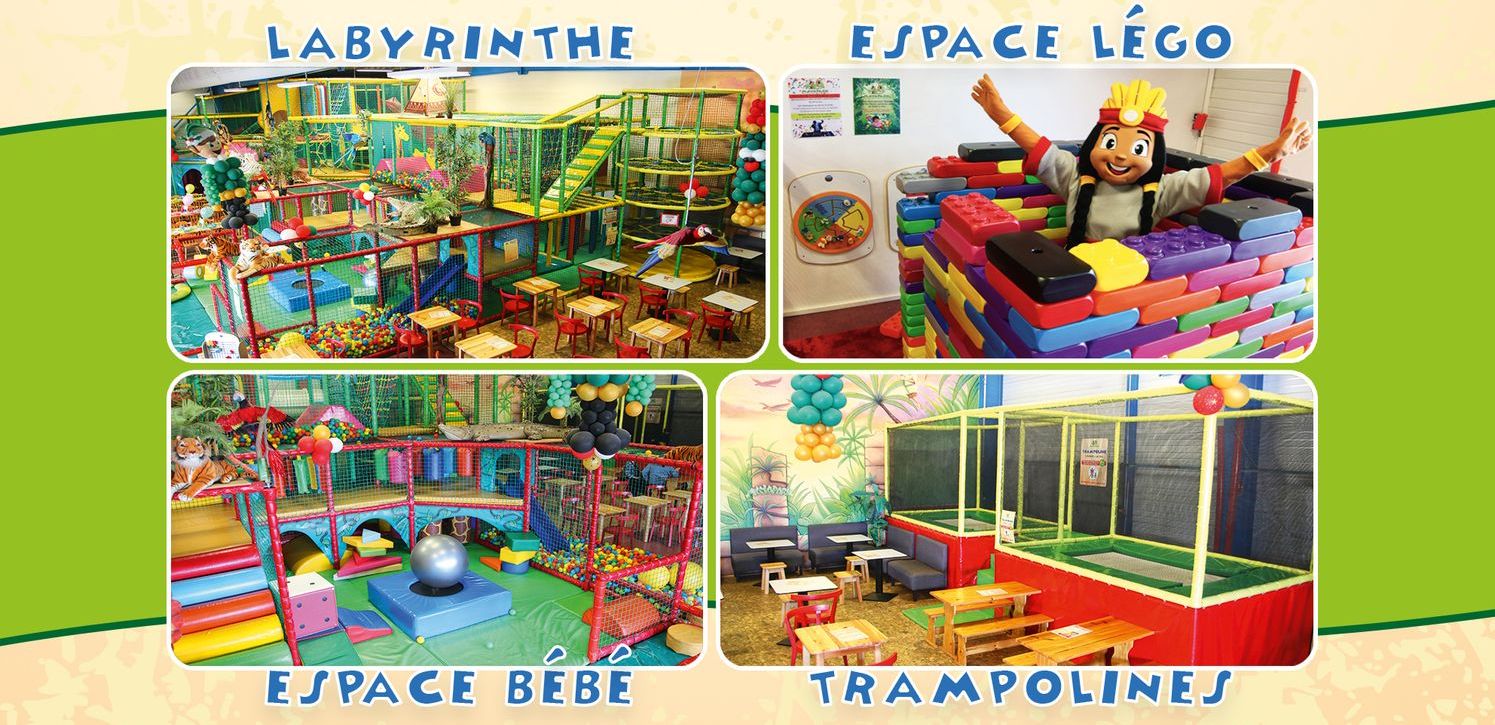 Le parc contient 4 espaces différents